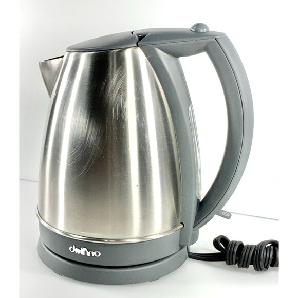 Toastess DLJK-459 Silver 1.8 qts Cordless Electric Kettle with Power Base Tested - Picture 2 of 11
